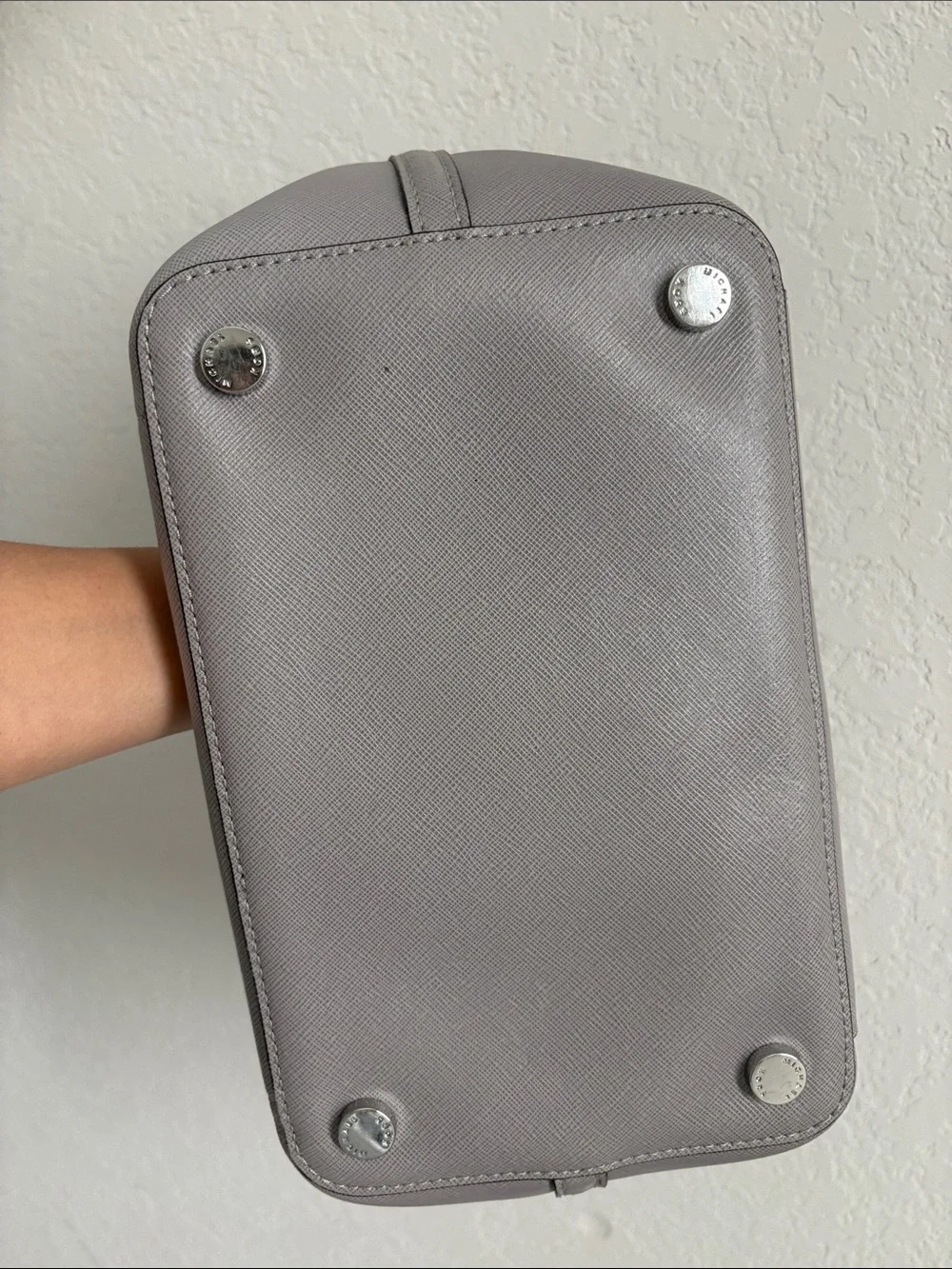 Michael Kors Grey Saffiano Leather Tote